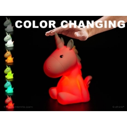 Magiczna lampka zmieniająca kolor jednorożec
