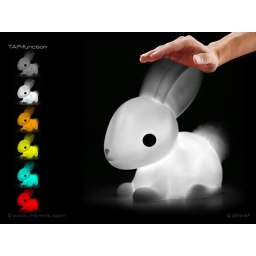 Lampka dotykowa zmieniająca kolor króliczek