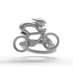 Breloczek do kluczy kolarz rowerzysta - Metalmorphose