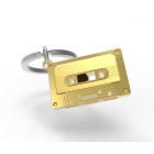 Breloczek złota kaseta magnetofonowa - MTM