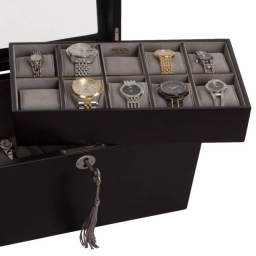 Eleganckie etui na 14 zegarków i biżuterię ROYCE Mele & CO