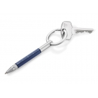 Wielozadaniowy długopis - brelok do kluczy marki TROIKA Construction Mini niebieski
