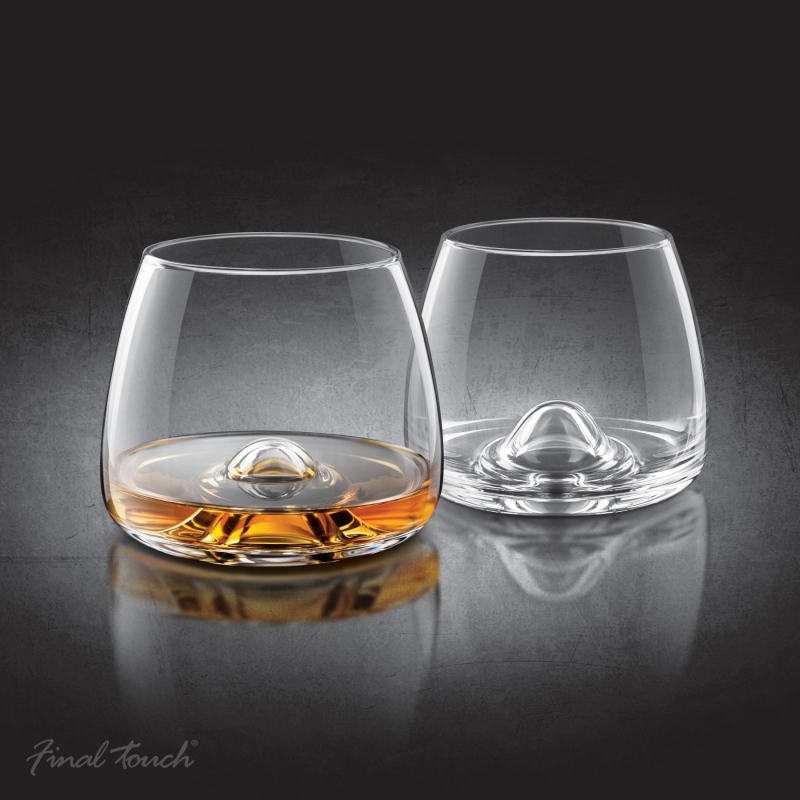 Zestaw 2 szklanek do whisky Final Touch wzmocnione szkło