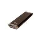 Zapalniczka elektryczna USB brązowa Pinner Silver Match