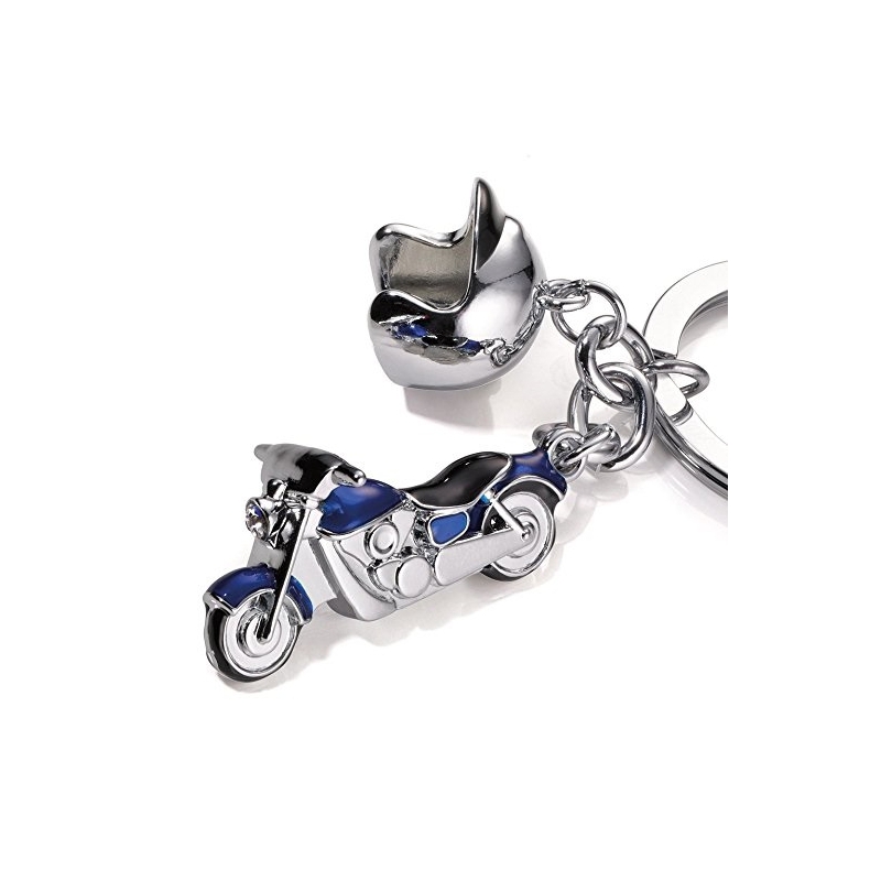 Brelok dla motocyklisty niebieski TROIKA Key Cruising