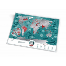 Mapa zdrapka Travel Map Marine World
