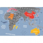 Mapa zdrapka Travel Map Weekend World