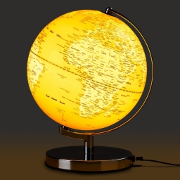 Globus podświetlany żółty - Wild & Wolf