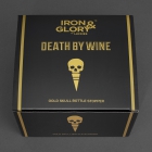 Zatyczka do butelki czaszka złota Iron & Glory  by Luckies