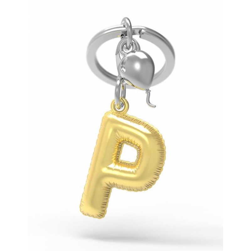 Brelok do kluczy litera P