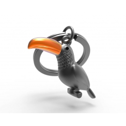 Brelok breloczek do kluczy ptak tukan - Metalmorphose